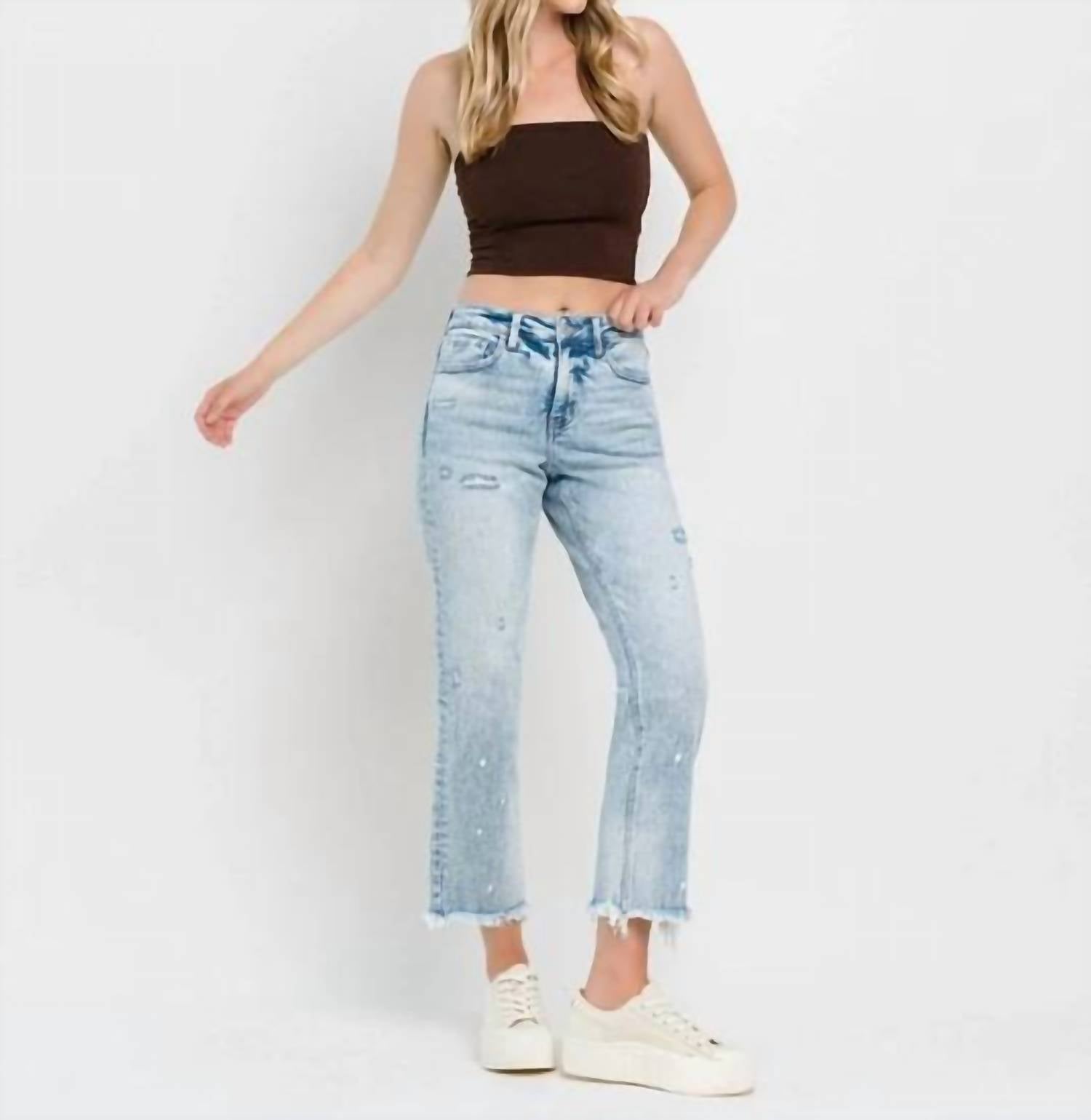 Vervet By Flying Monkey - Women's Discover Me Lovervet Ankle Straight Jeans