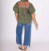 Thml - Floral Affair Neck Tie Top