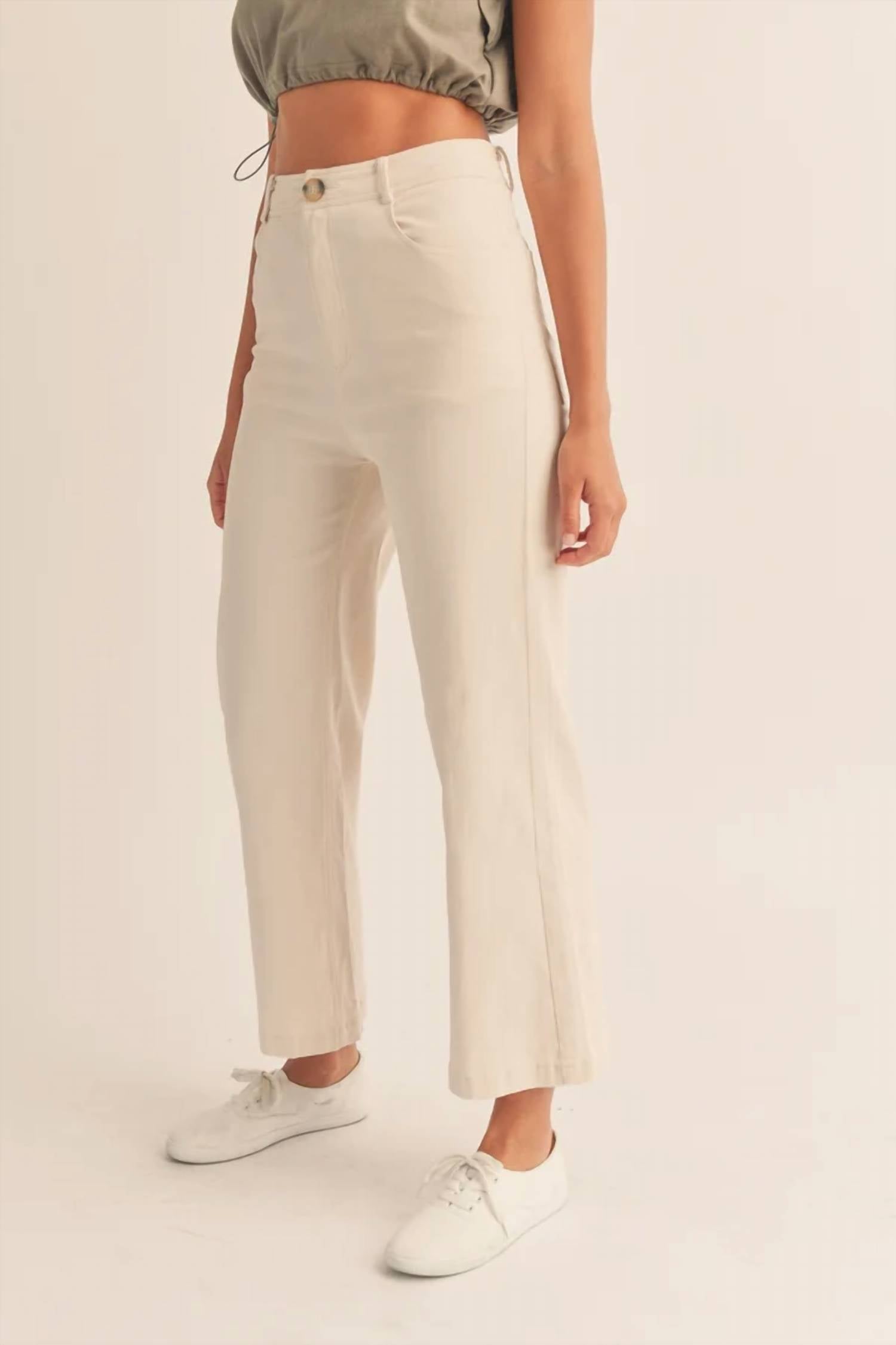 Mable - Brie High Rise Wide Leg Pants