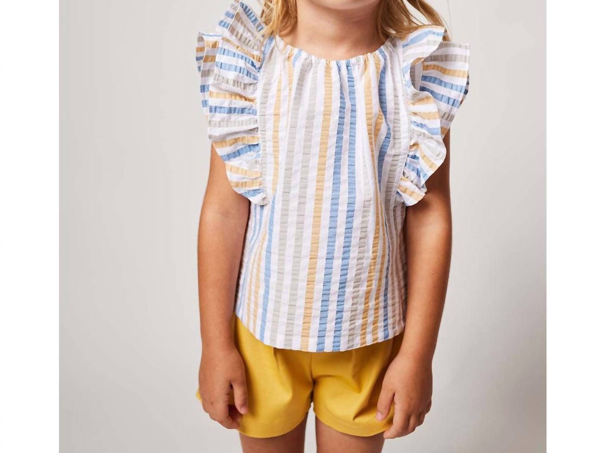 Fina Ejerique - Girl's Striped Shorts Set