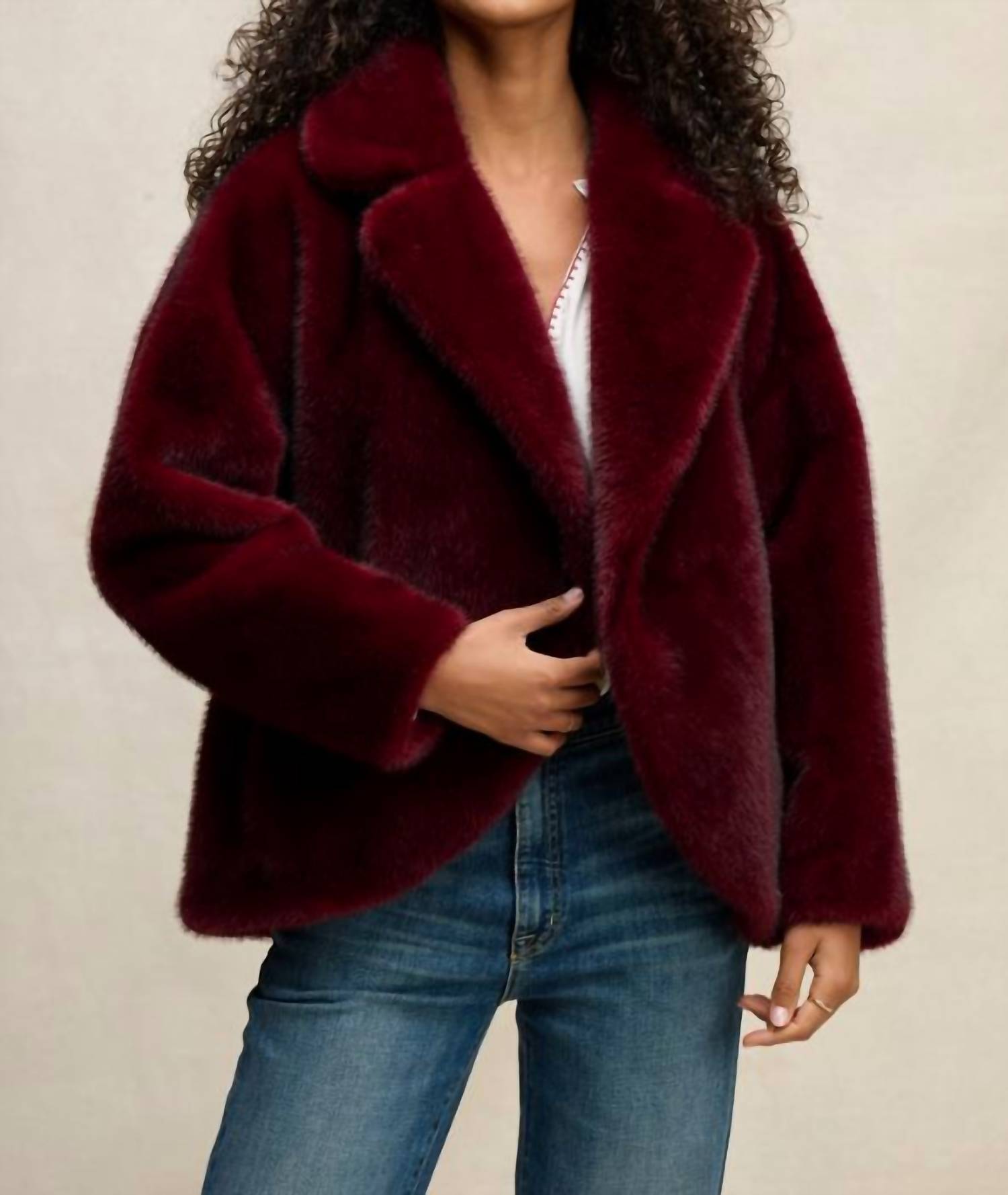Velvet By Graham & Spencer - Carolyn Faux Fur Jacket