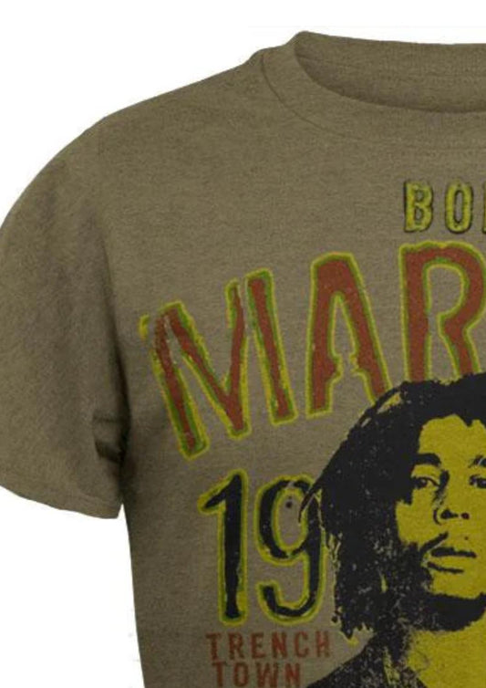 Bob Marley - Men's Kingston Sheer Soft Short Sleeve T-shirt