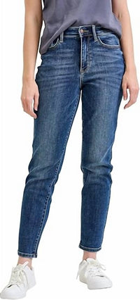 Judy Blue High Rise Slim Fit Jeans in dark wash - women's jeans