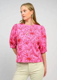 Ivy Jane - Floral Vines Knit Top