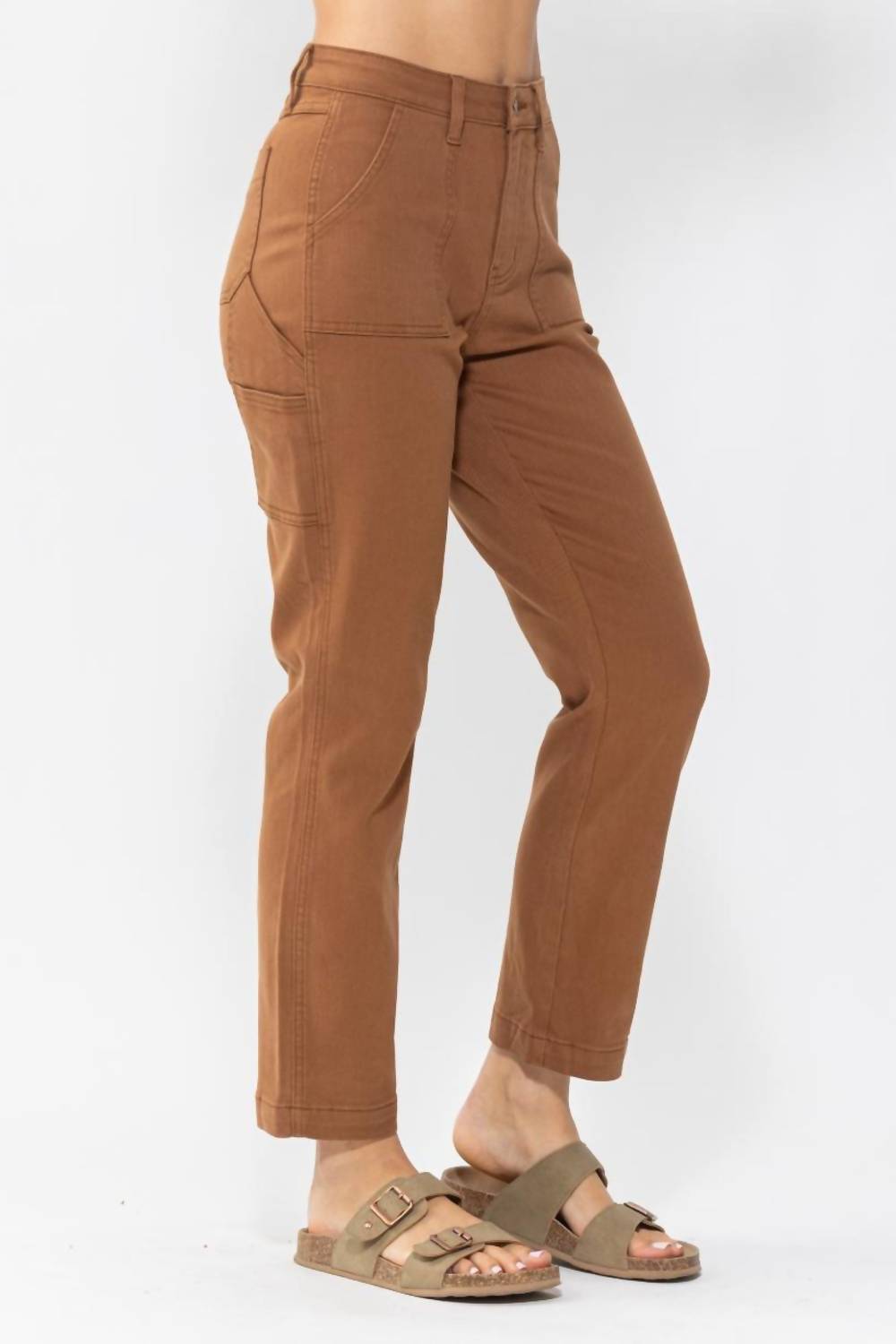Judy Blue - High Waist Carpenter Utility Slim Fit Jeans