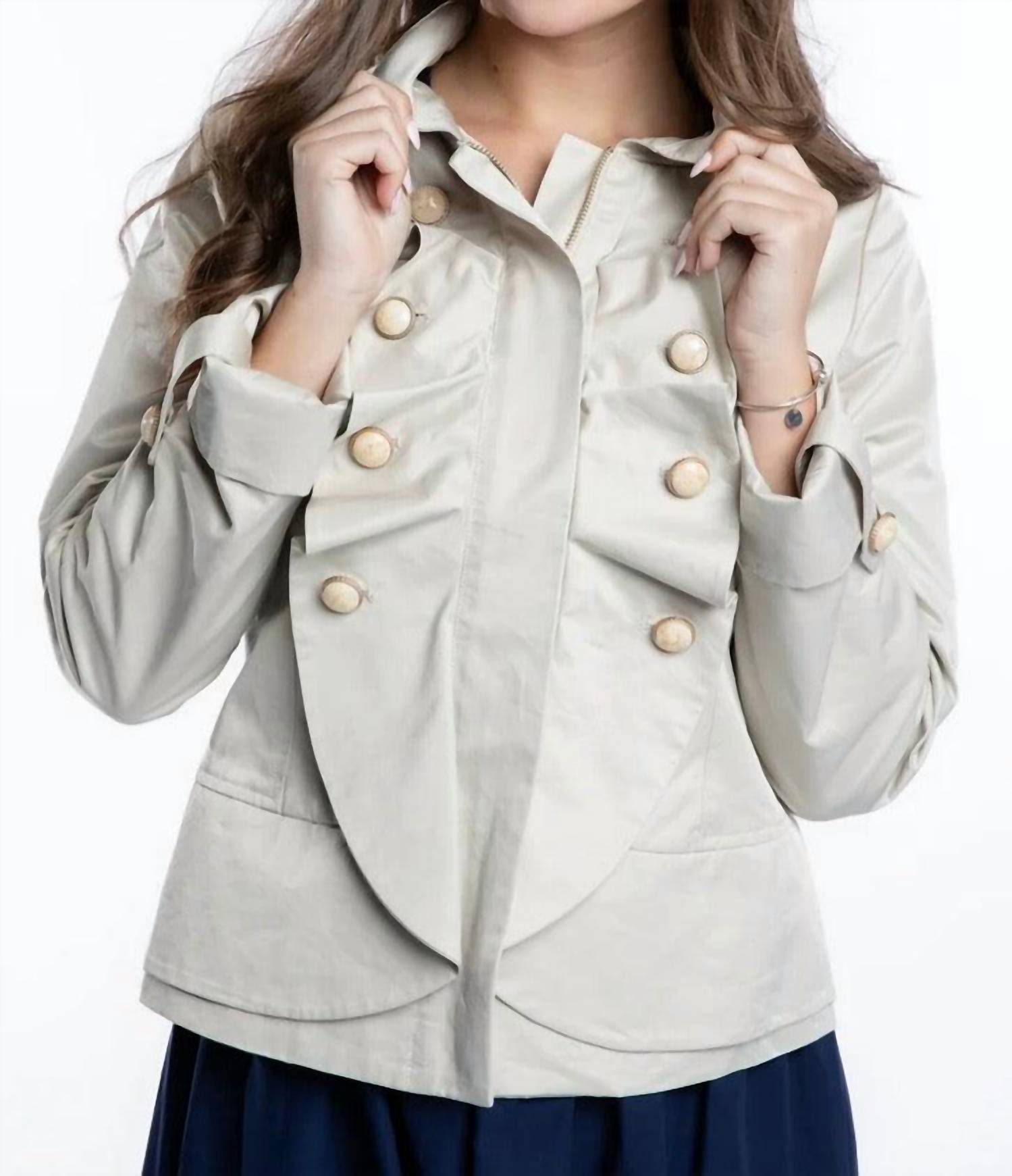 Burgess Sweaters - Victorian Short Trench Coat