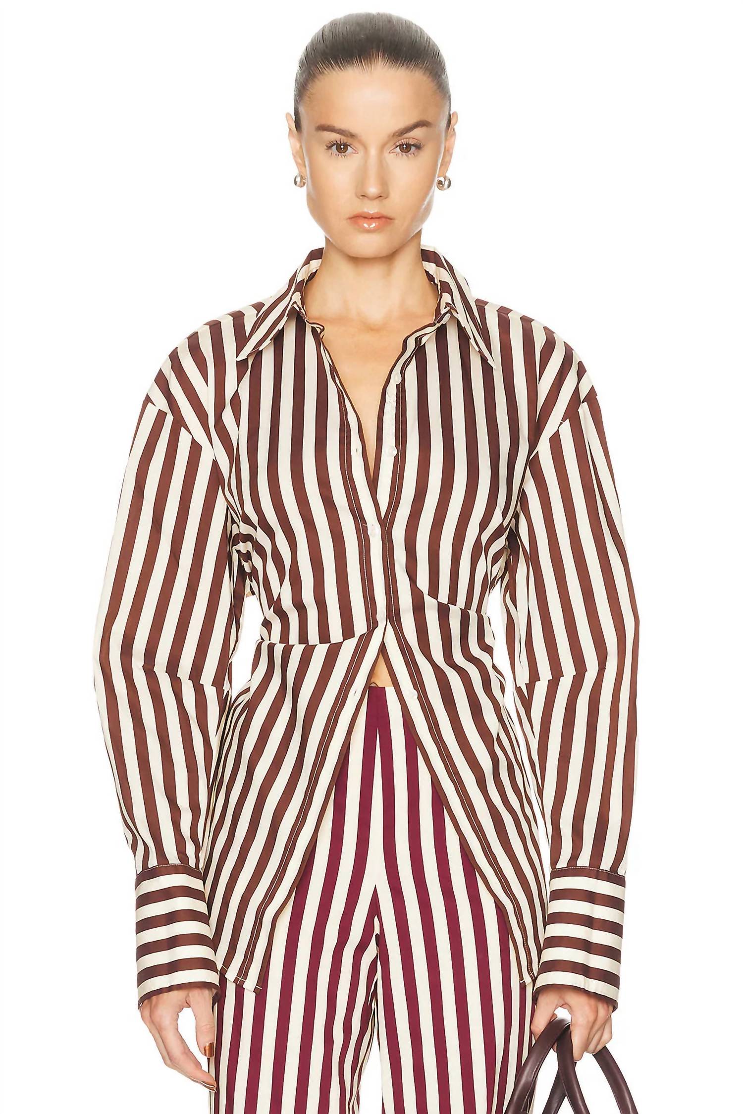 Simon Miller - Loch Poplin Button Up Top