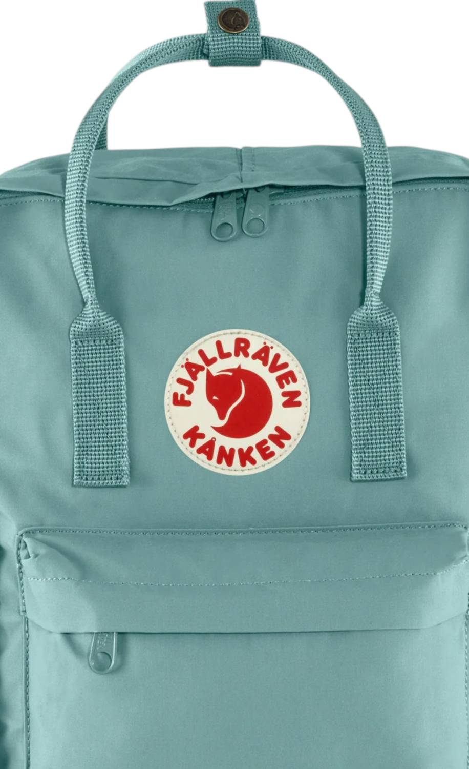 Fjallraven Women's Kanken Bag in sky blue - women's bag - detail view