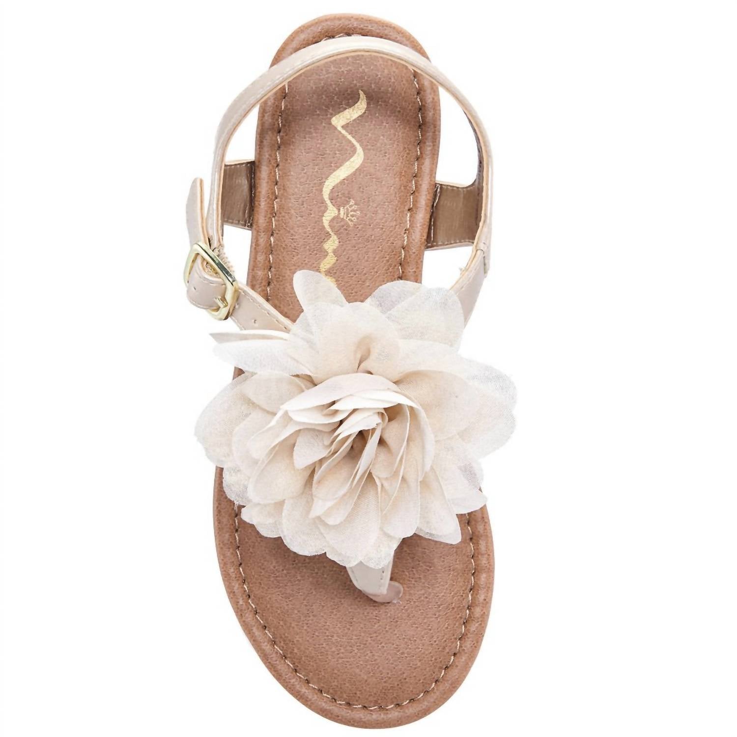 Nina Women's Anaya Thong Sandals in rose gold metal - women's sandal - view 4
