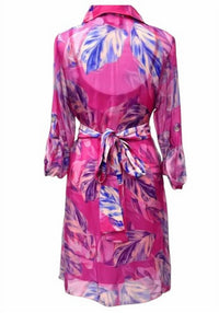Coton Frais - Women's Martina Silk Floral Dress