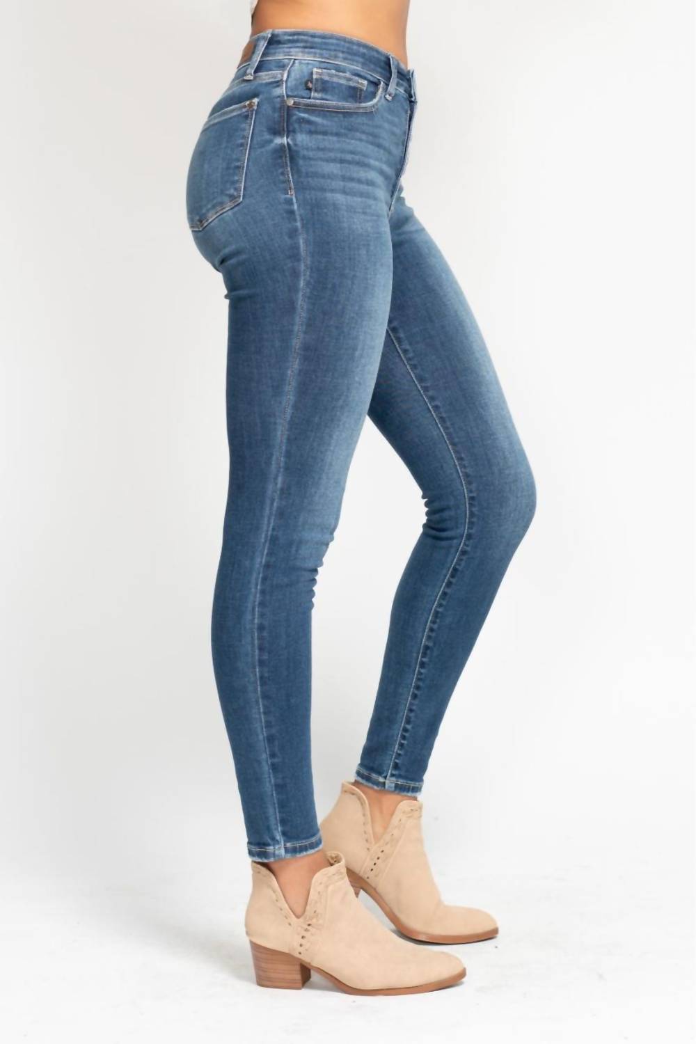 Judy Blue - Tiffany Button Fly Skinny Jeans