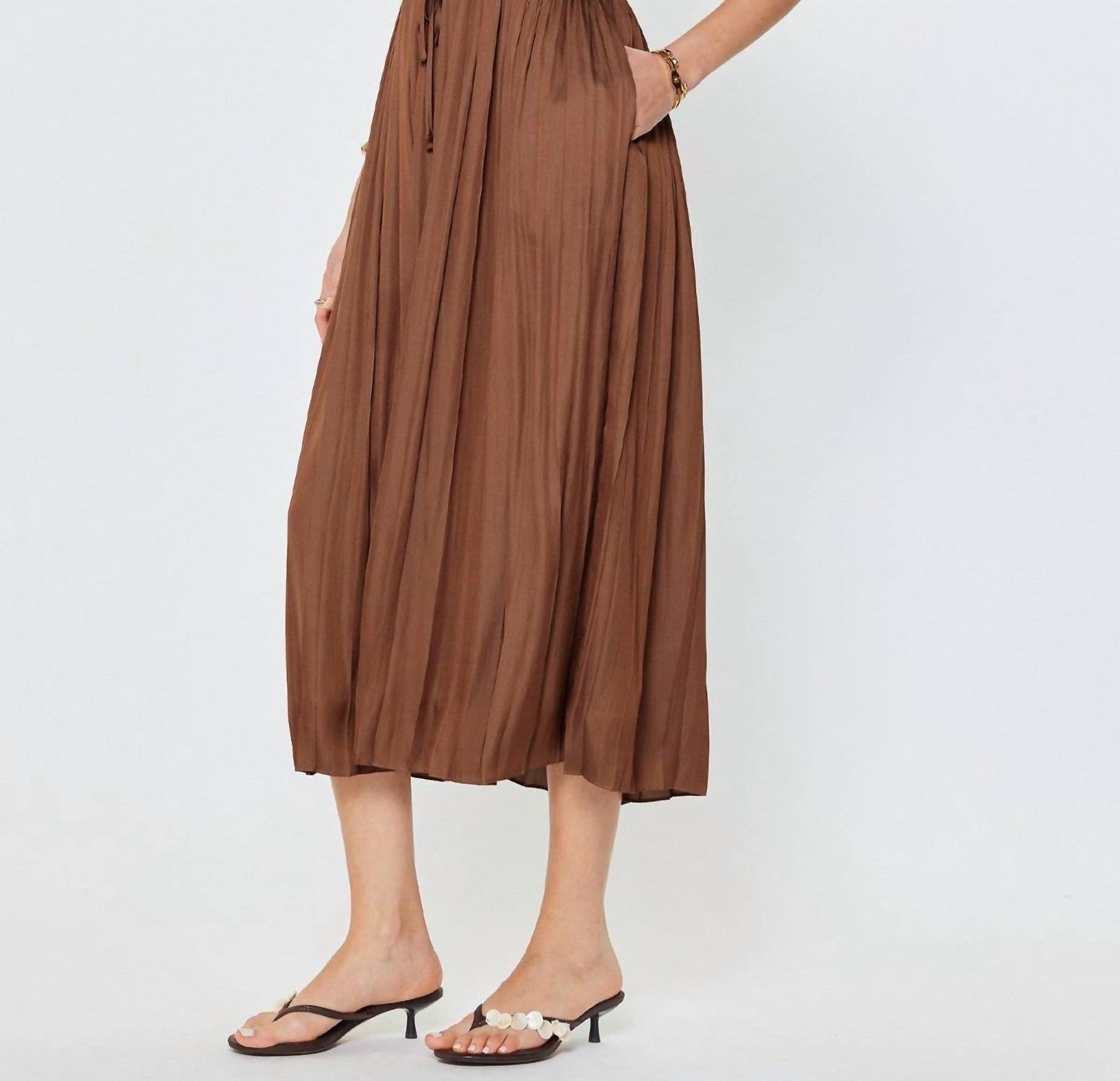 Current Air - Shania Pleated Midi Dress