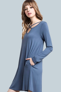 Mittoshop - Criss Cross Swing Dress