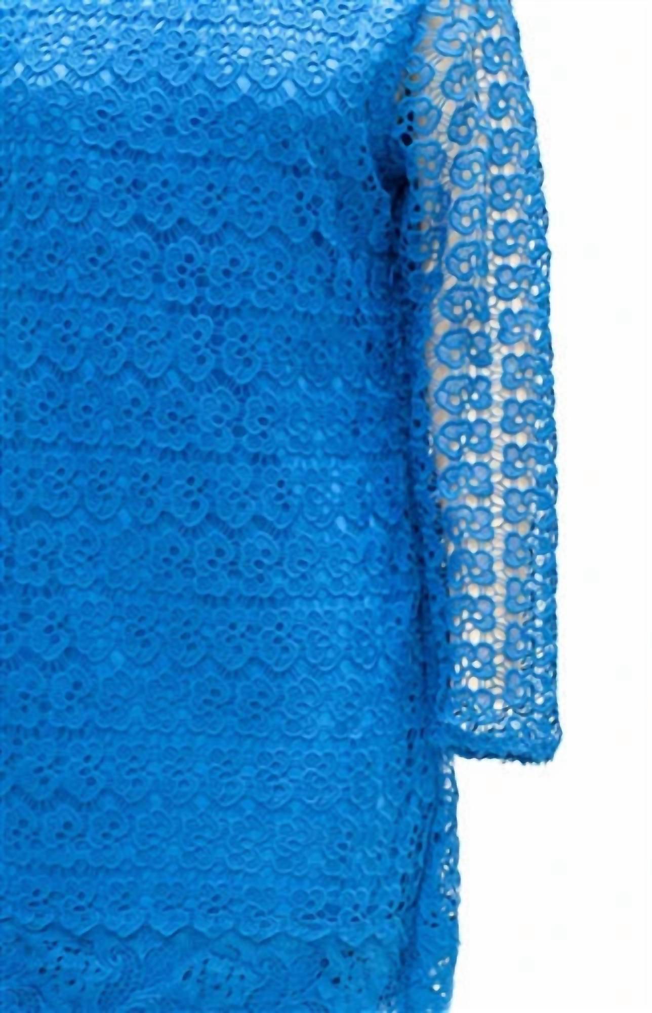 Michael K - Kora Lace Fringe Hem Dress