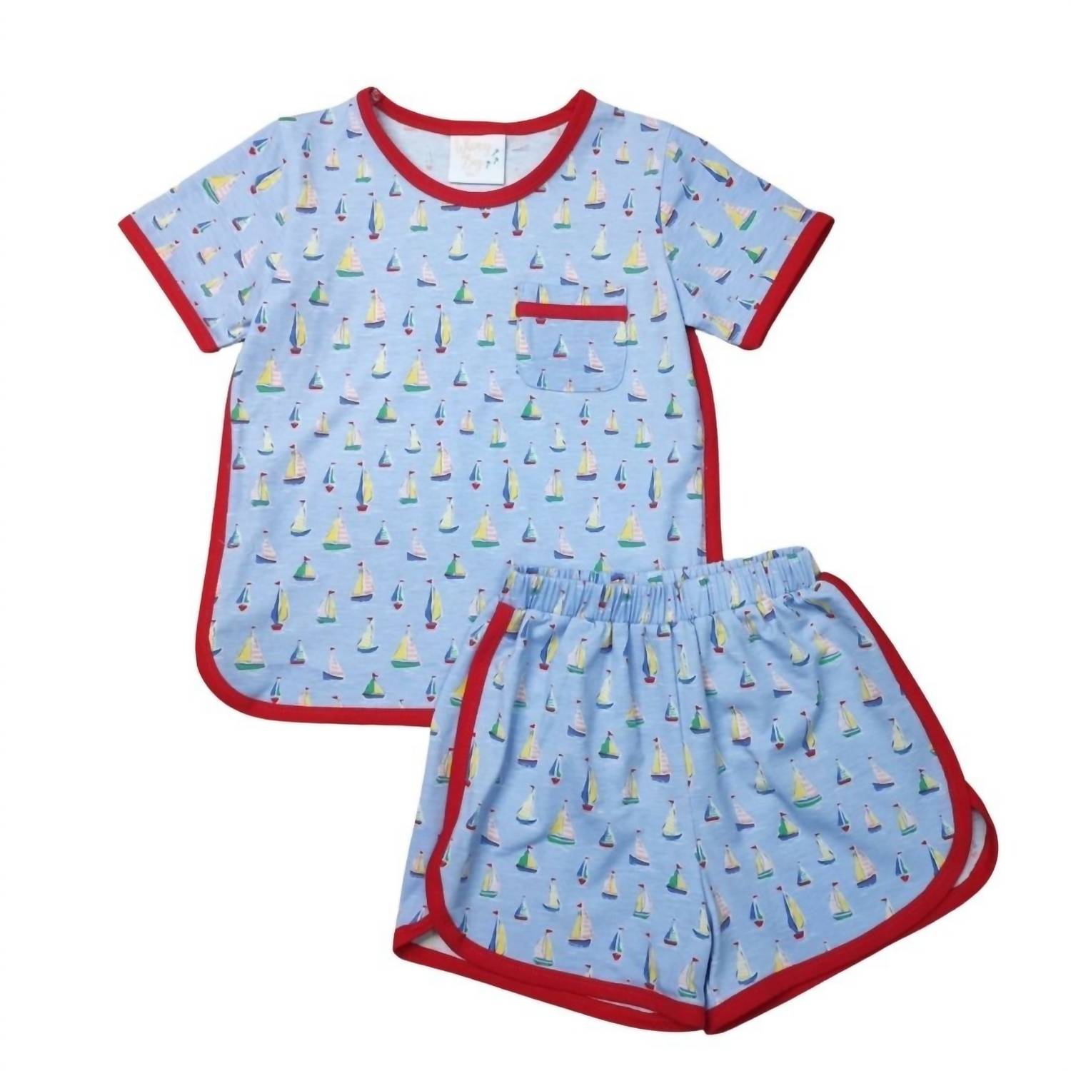 Whimsy Bay Kids Kid's Sailing Away Lounge Set in blue multi - item