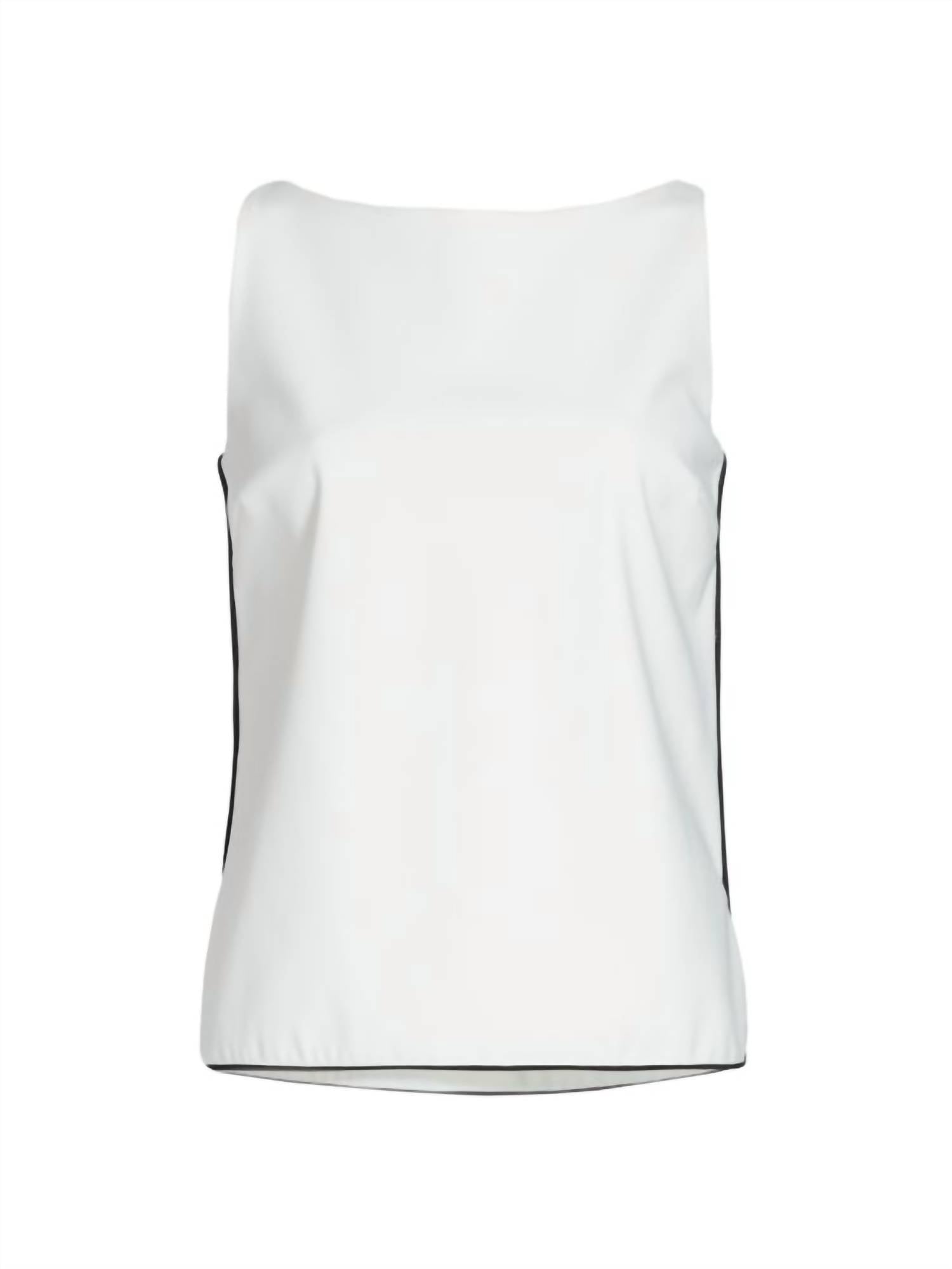 Chiara Boni - Women's Vanesa Piping Sleeveless Blouse