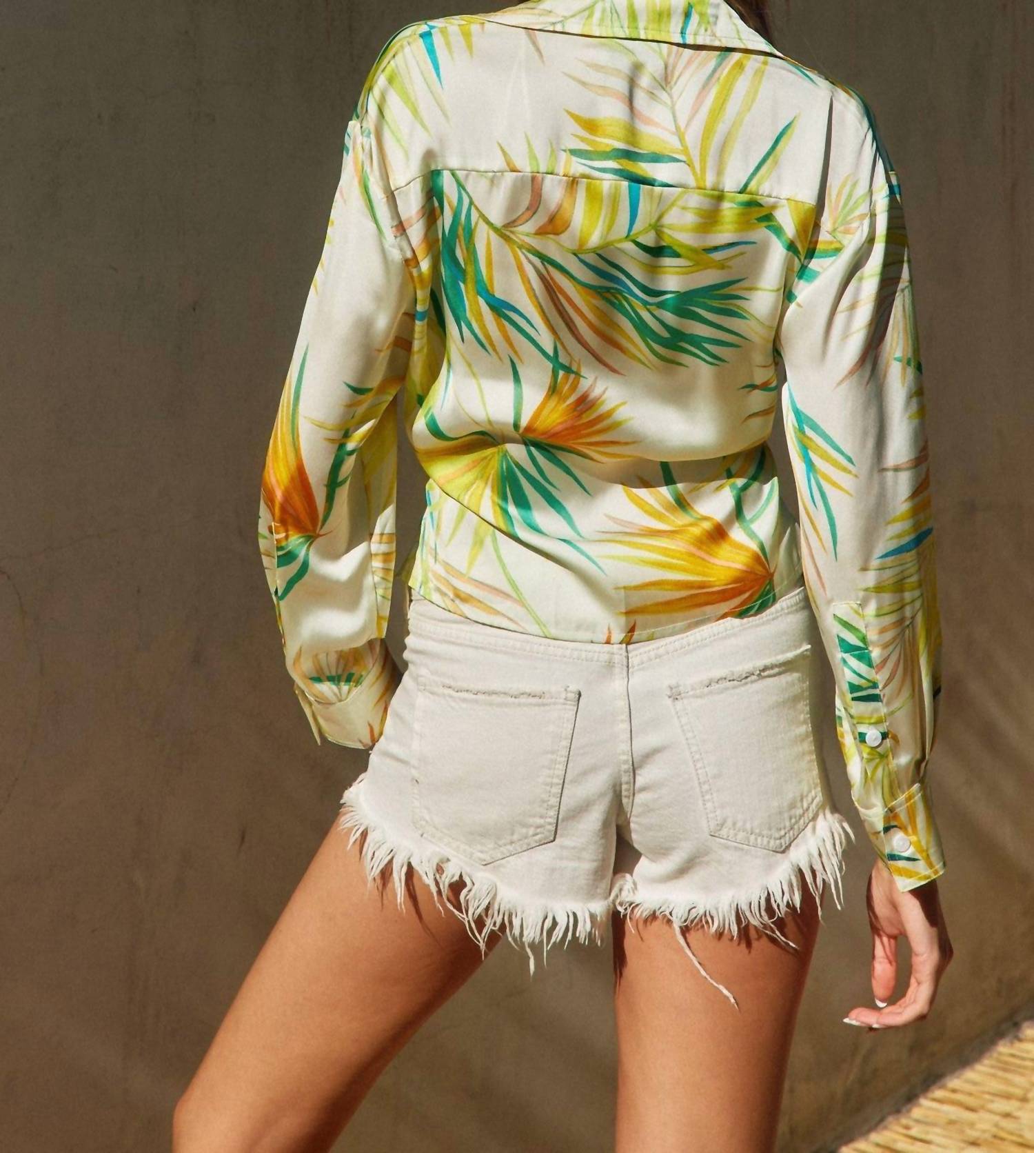 Dress Forum - Alana Palm Leaf Top