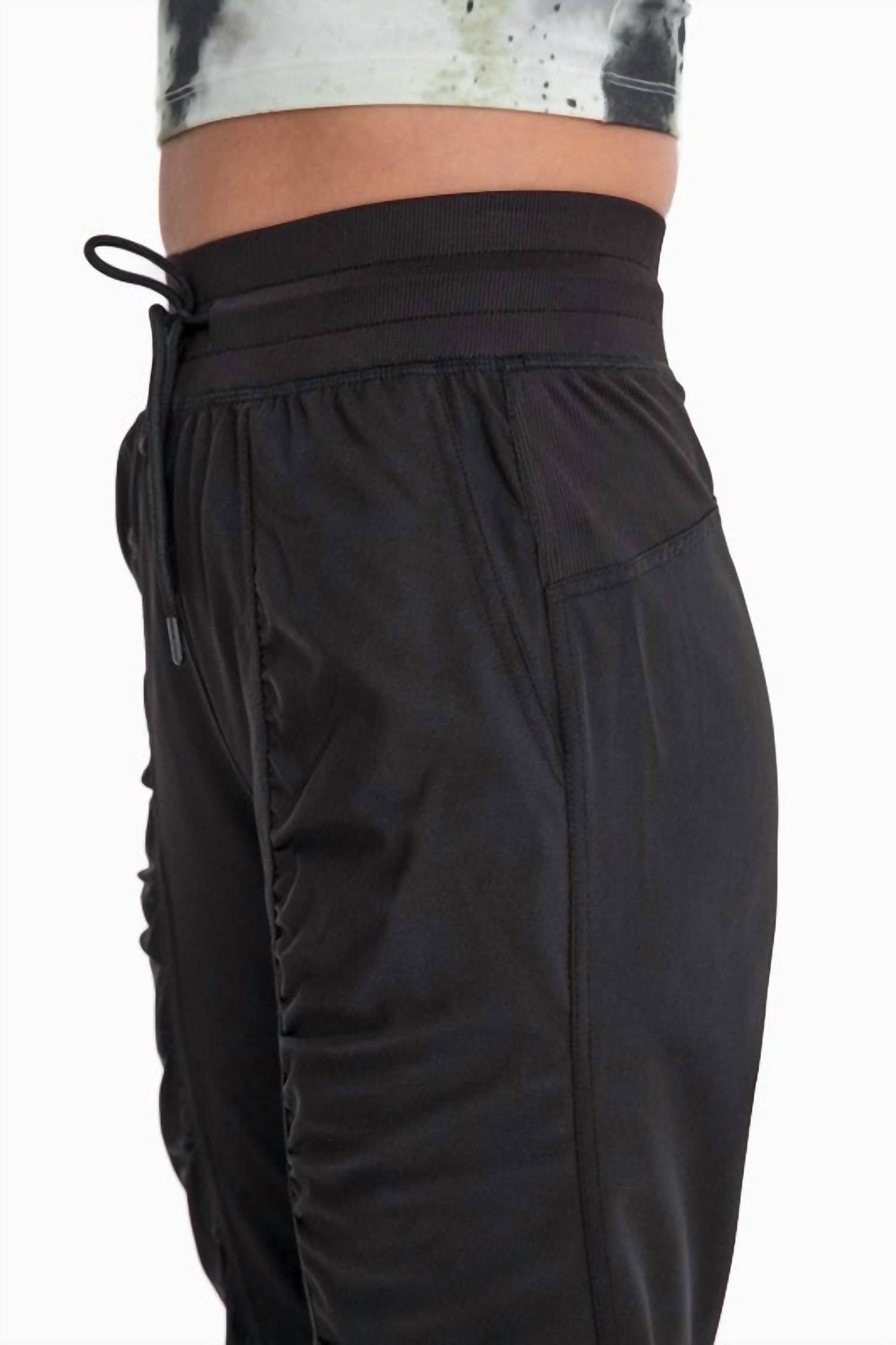 Mono B - Ruched Front Joggers