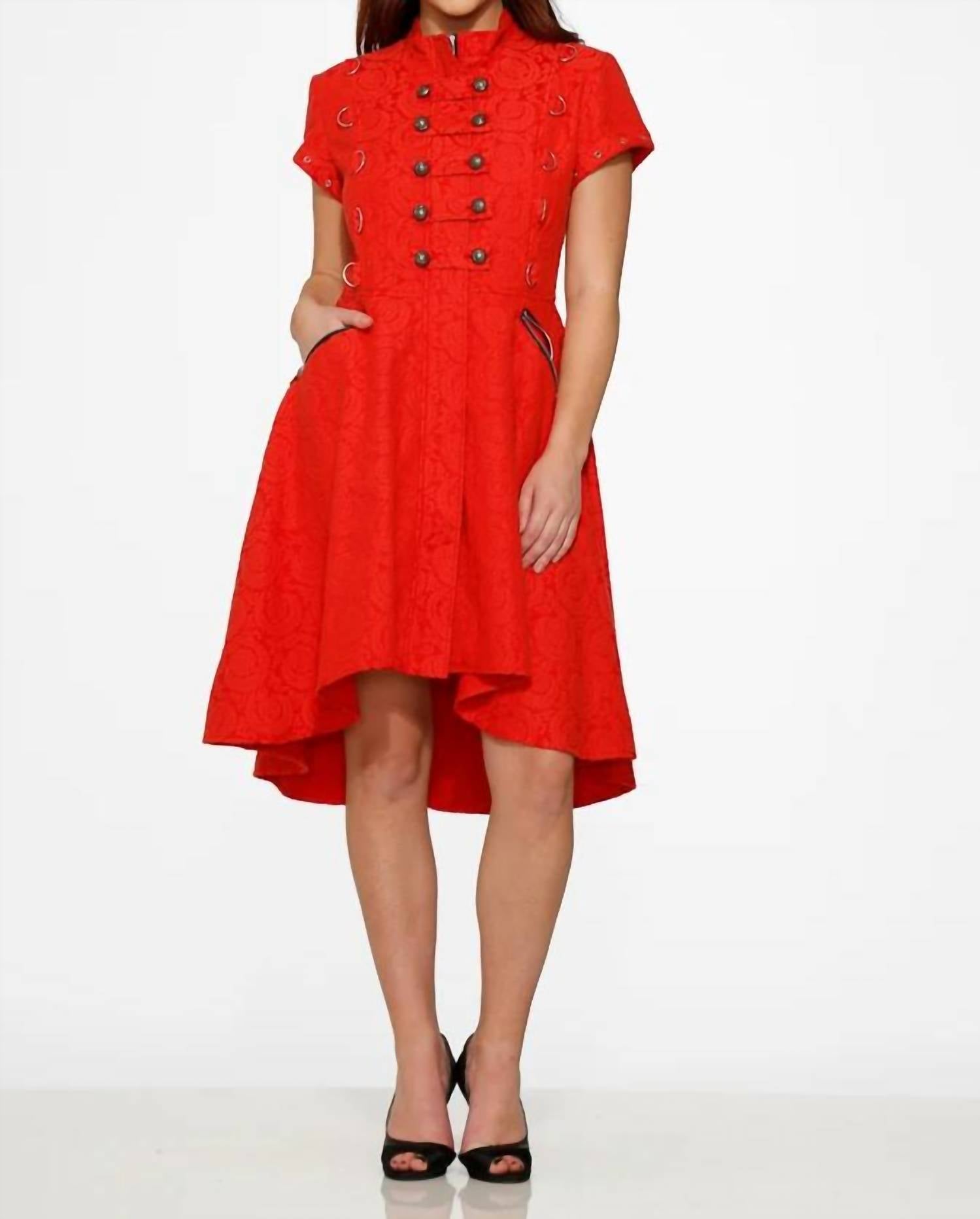 Orchid Bloom - Battalion Swing Dress