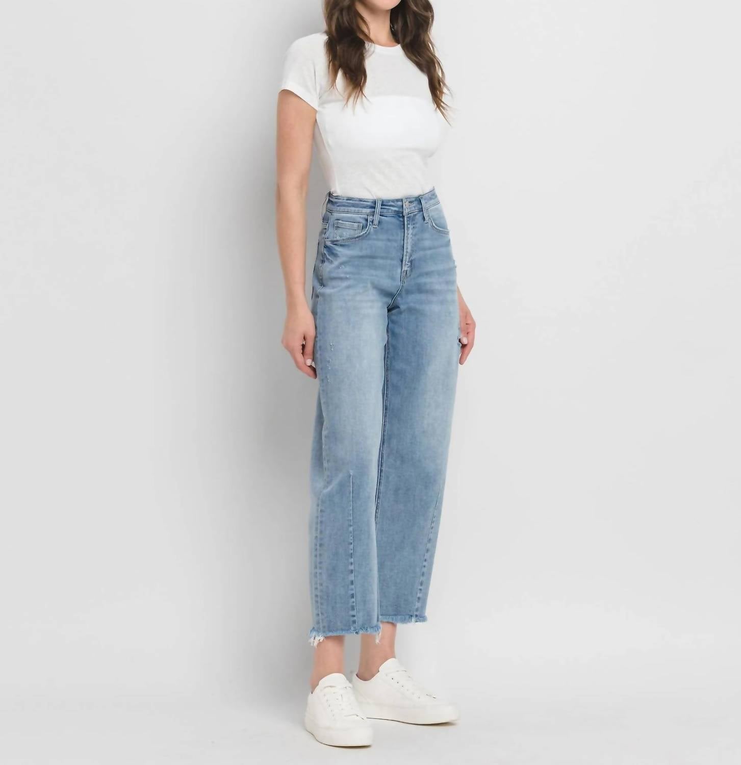 Flying Monkey - High Rise Barrel Jeans