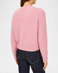 Rails Coralee Rosette Knit Sweater Cardigan in ballet - women's cardigan - detail view