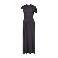 Marina Moscone - Short-sleeved Sarong Dress
