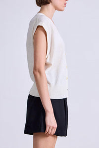 Apiece Apart - Fine Weight Cropped Vest
