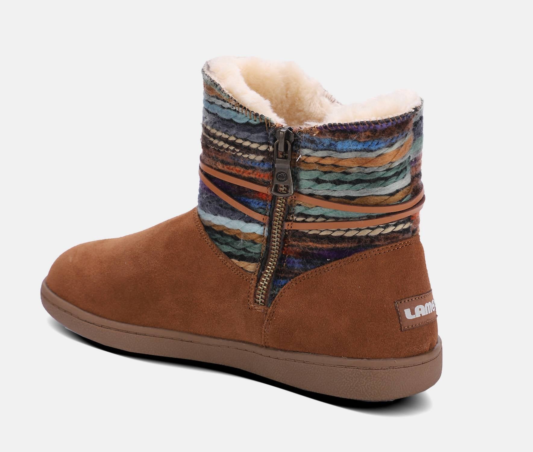 Lamo Women's Jacinta Suede Ankle Boot in chestnut - women's shoe - view 4