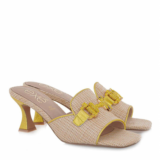 Exe - Lucia Raffia Beige Sandal