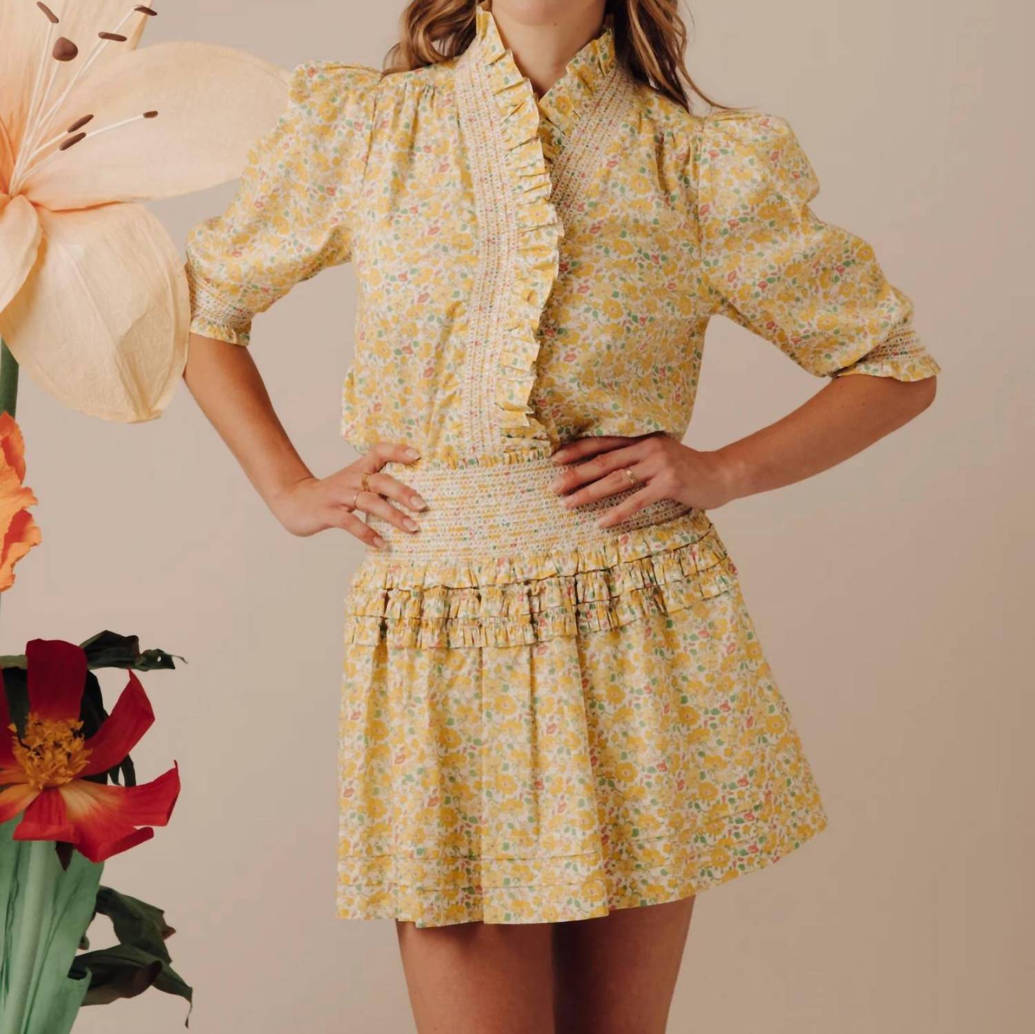 Love The Label - Liberty Fabric Linnia Mini Skirt