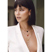 Sahira Jewelry Design - Women's Jamie Enamel Heart Necklace