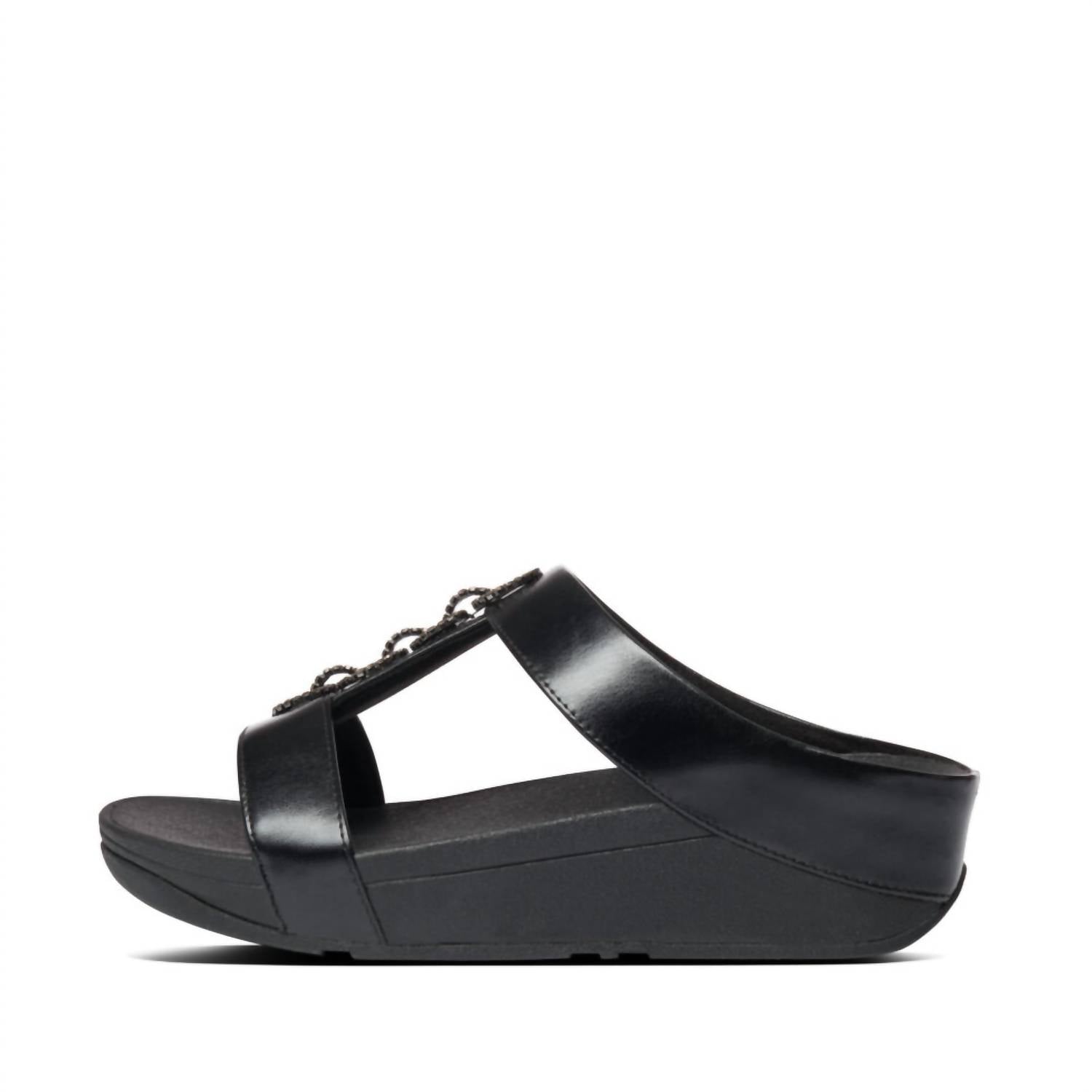 Fitflop - Women's Fino Faux Leather Slide