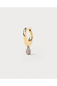 Pdpaola - Women's Pavé Lava Single Hoop Earring