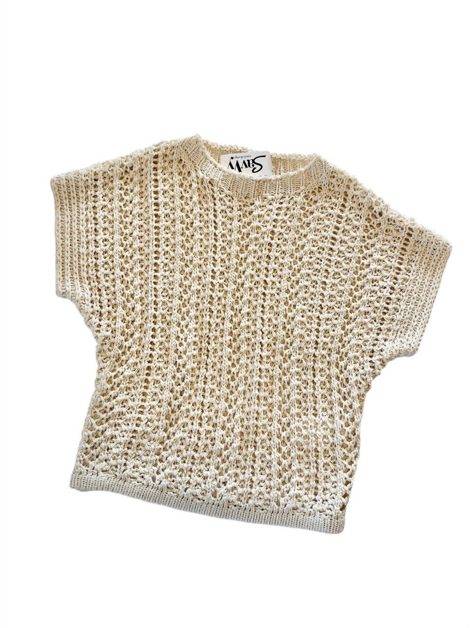Another Love - Women's Tasha Open Weave Sweater