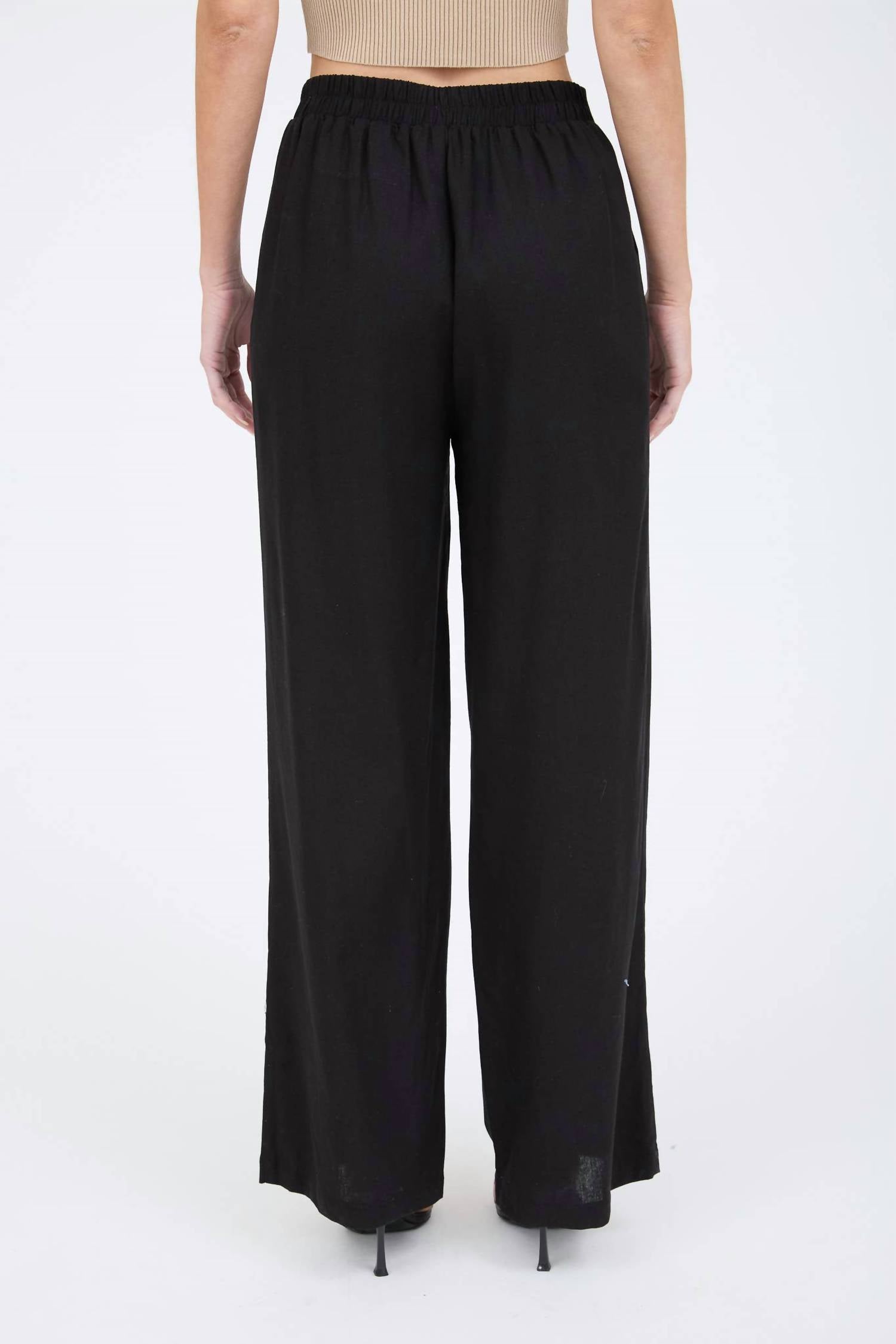 The Workshop Studio - High Waisted Front Pleat Pants