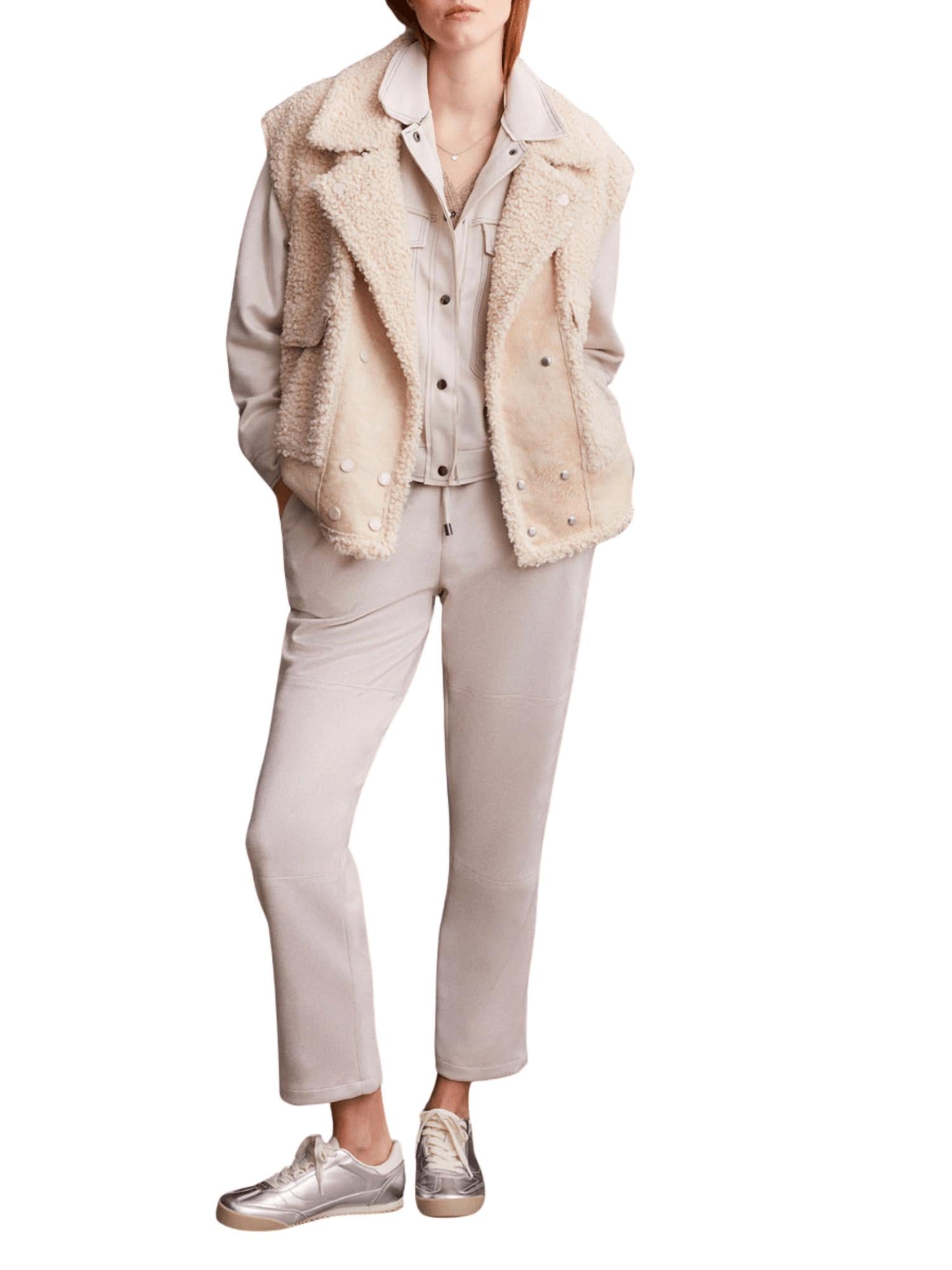 Tribal - Loose Fit Suede Jacket