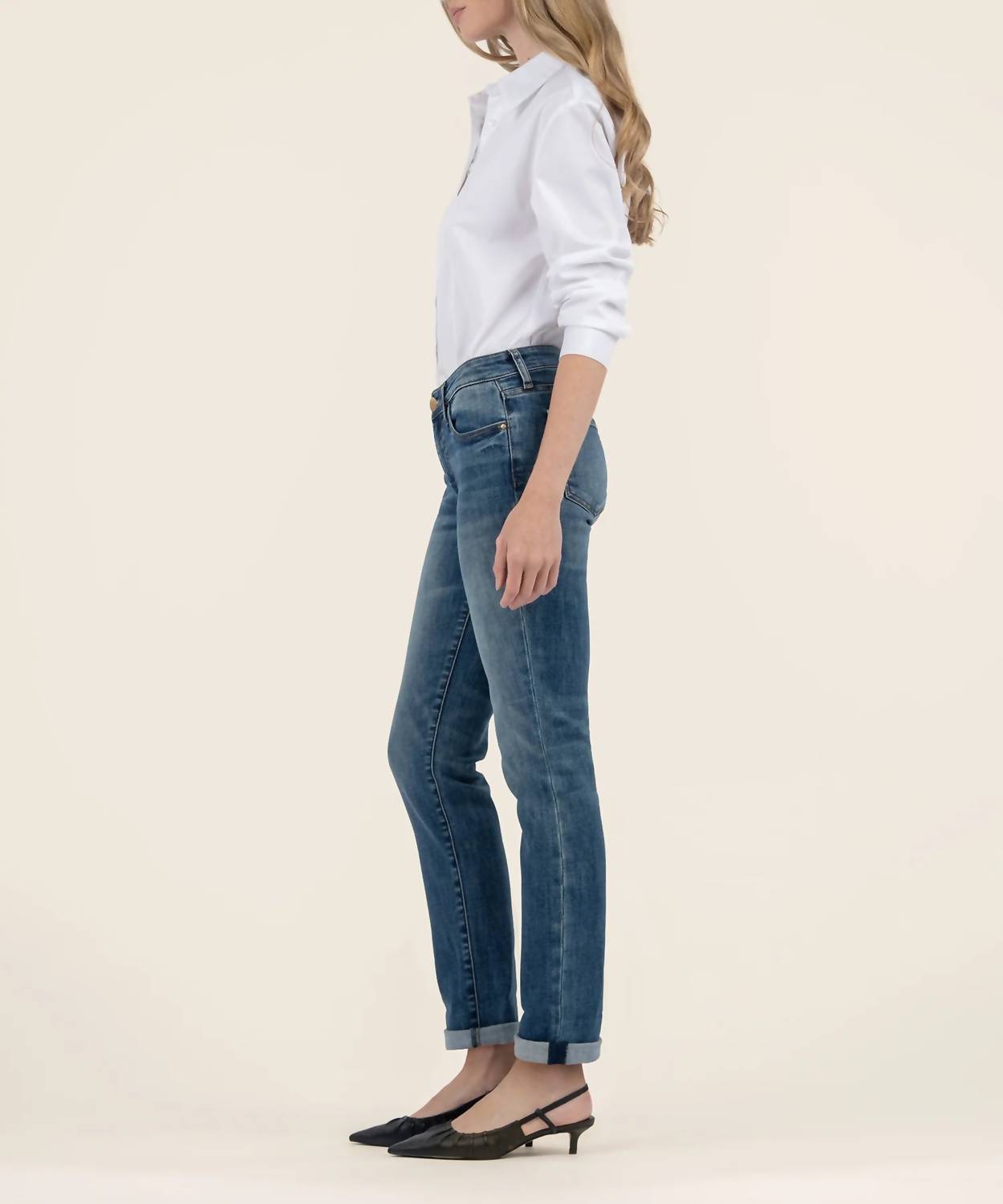 Kut From The Kloth - Catherine Mid Rise Boyfriend Jeans