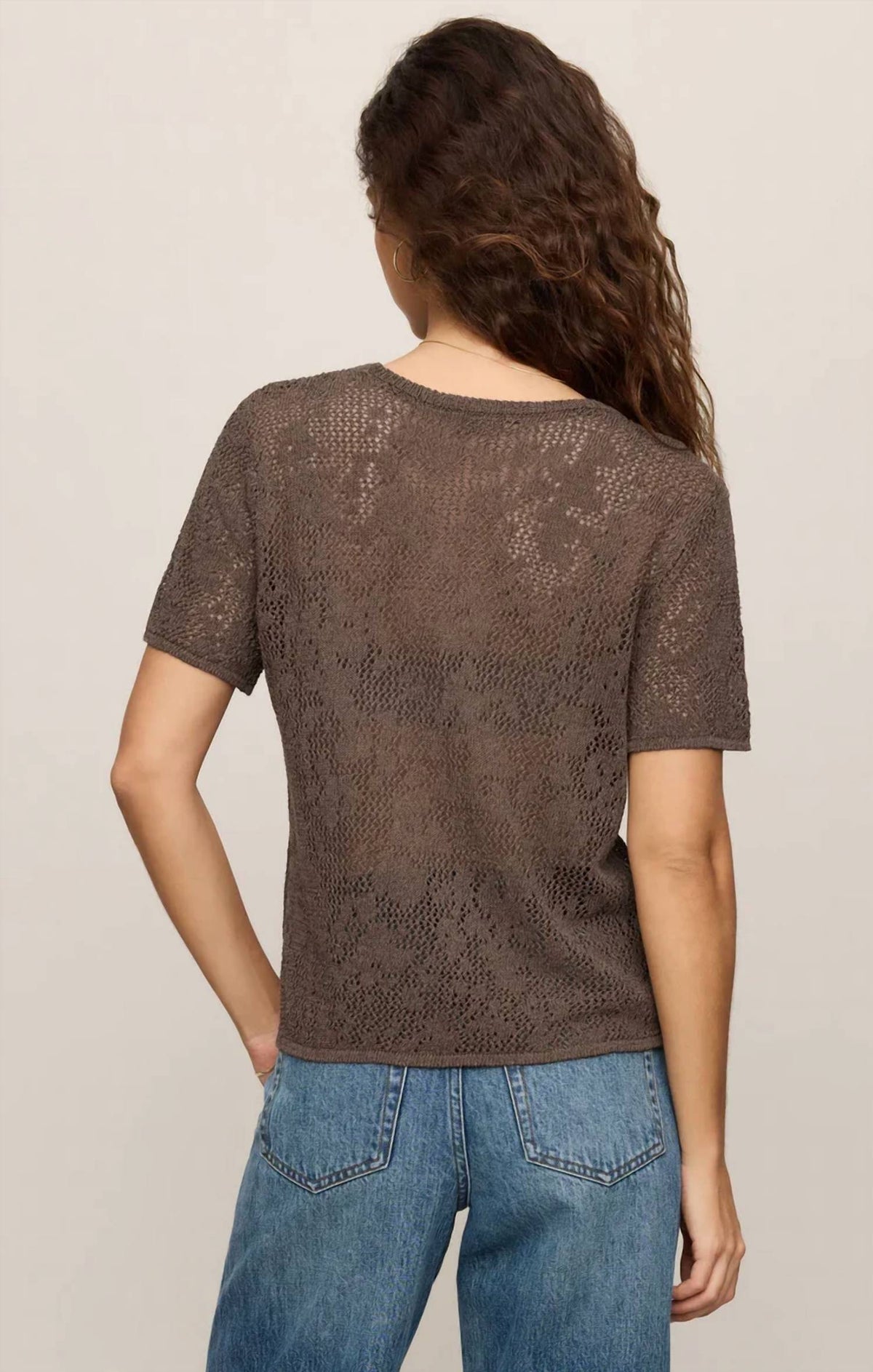 Z Supply - Waverton Crochet Sweater Tee