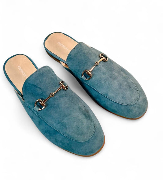 French Curve - WOMEN'S SUEDE MULES