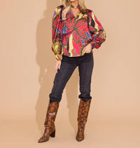 Alden Adair - Phoebe Cuffed Sleeve Top