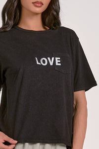ELAN Love T-Shirt in black - women's t-shirt - view 4