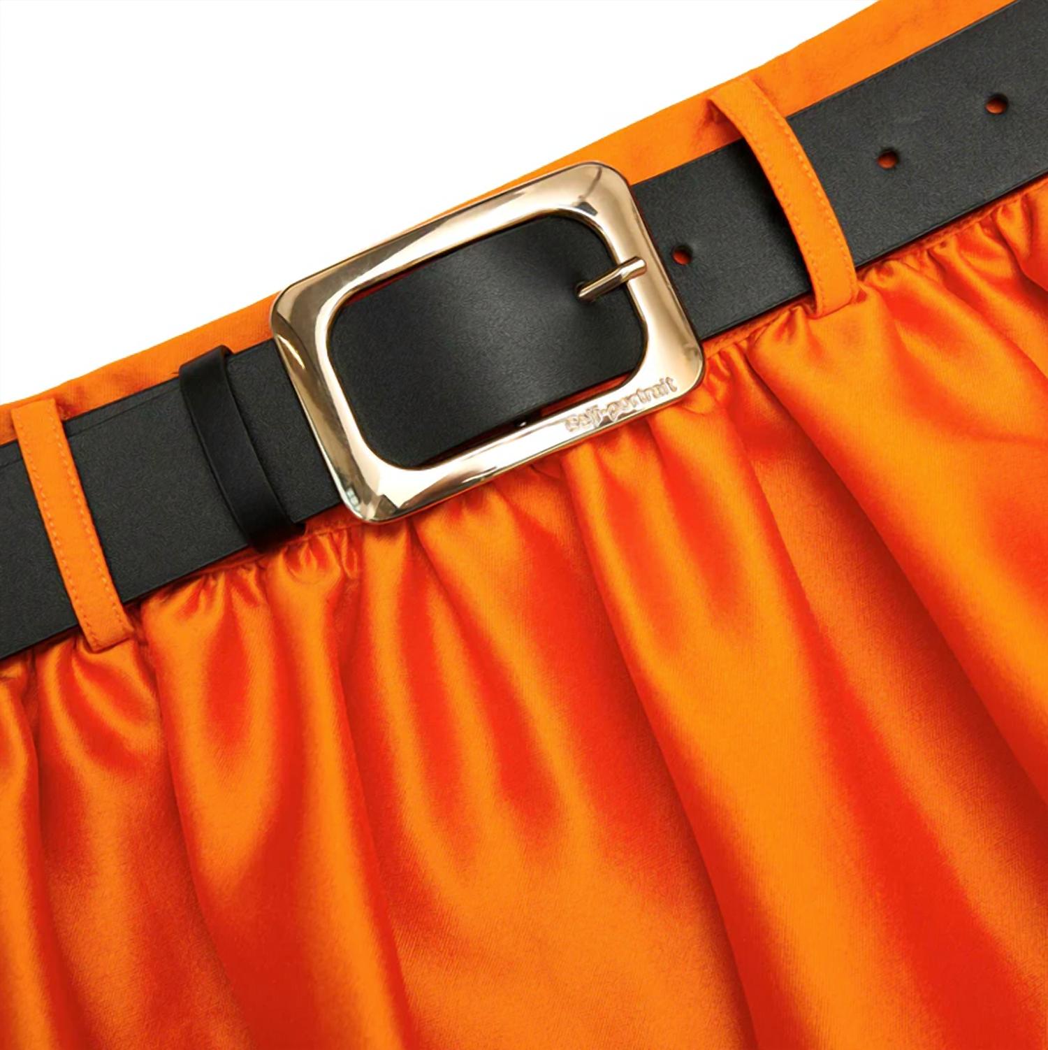 Self-Portrait - Bubble Hem Taffeta Skort