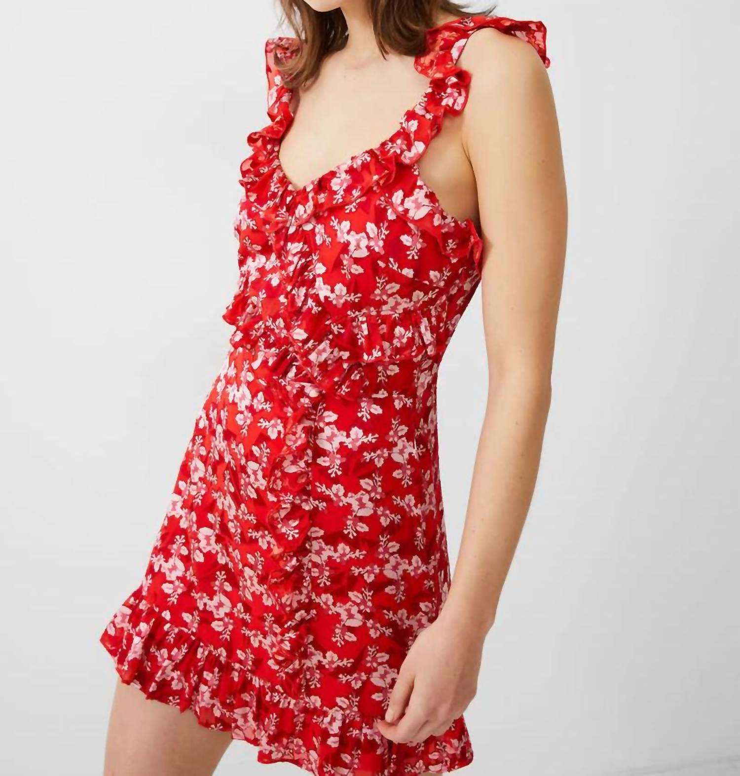 French Connection - Ellianna Burnout Frill Cami Dress