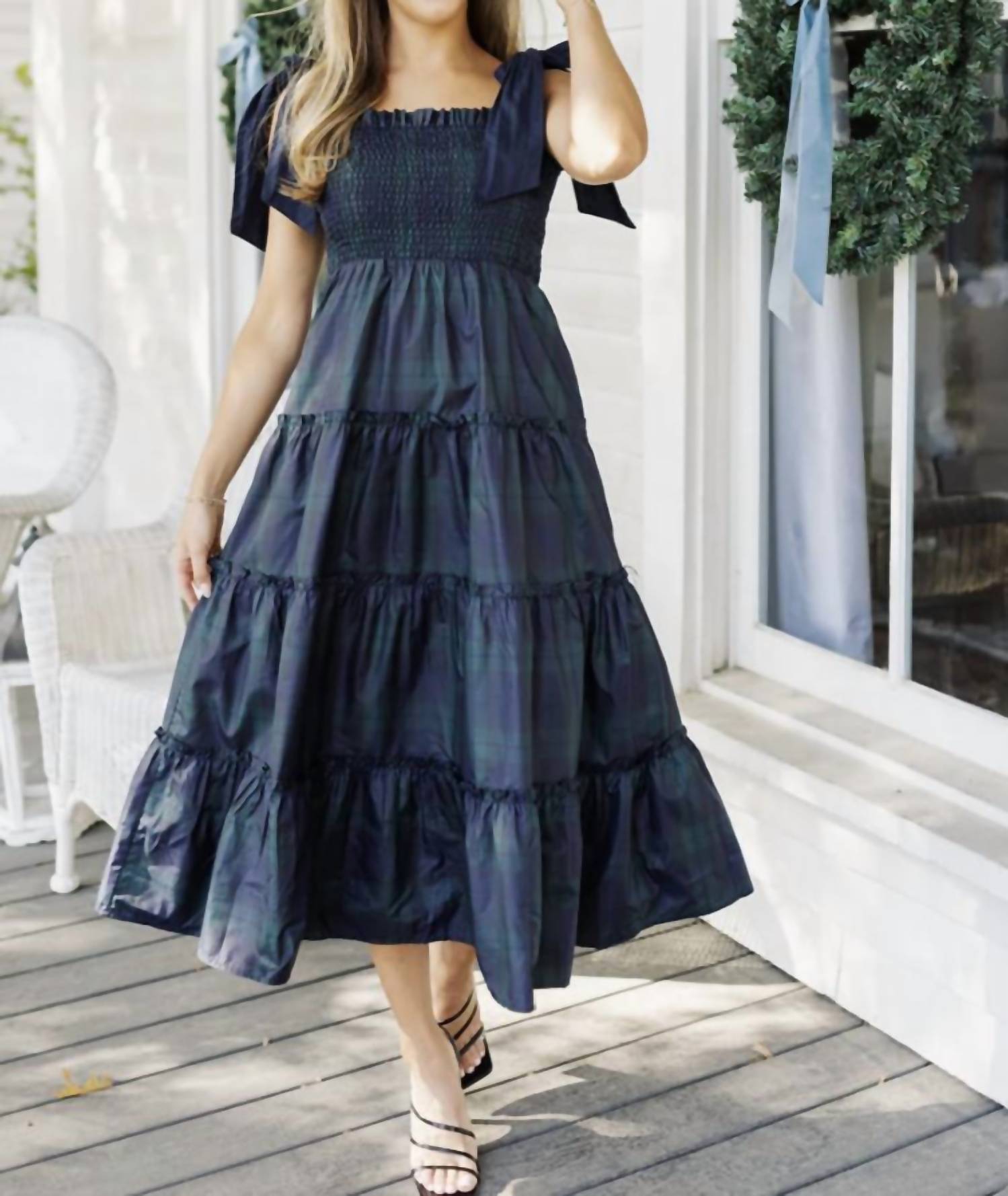 J.Marie - Katrina Tie Strap Midi Dress