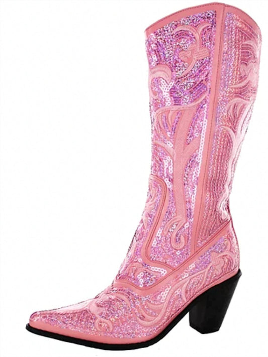 Tall Sequin Boots