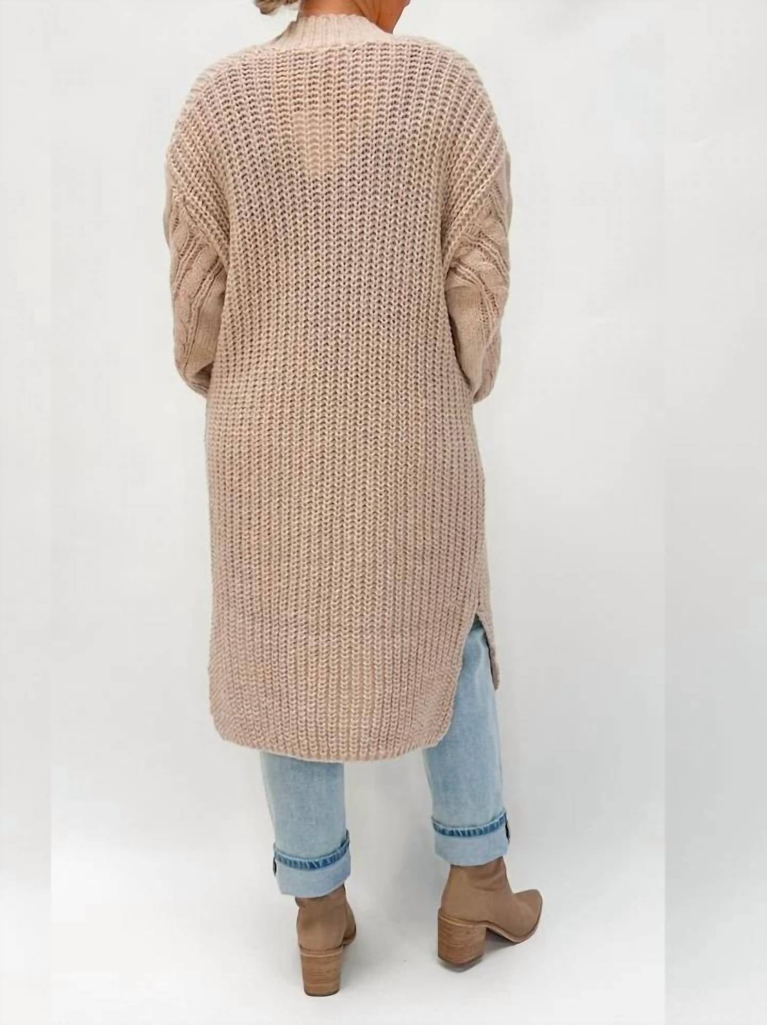 Promesa - Cable Knit Cardigan