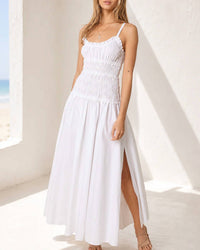 Olivaceous - Island Breeze Midi Dress