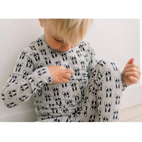 Kickee - Boy's Long Sleeve Pajama Set