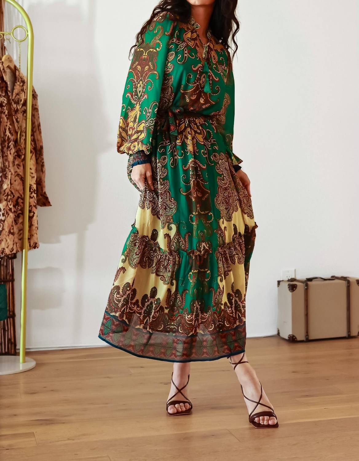 Little Secret Of Mine - Pleated Midi Dress