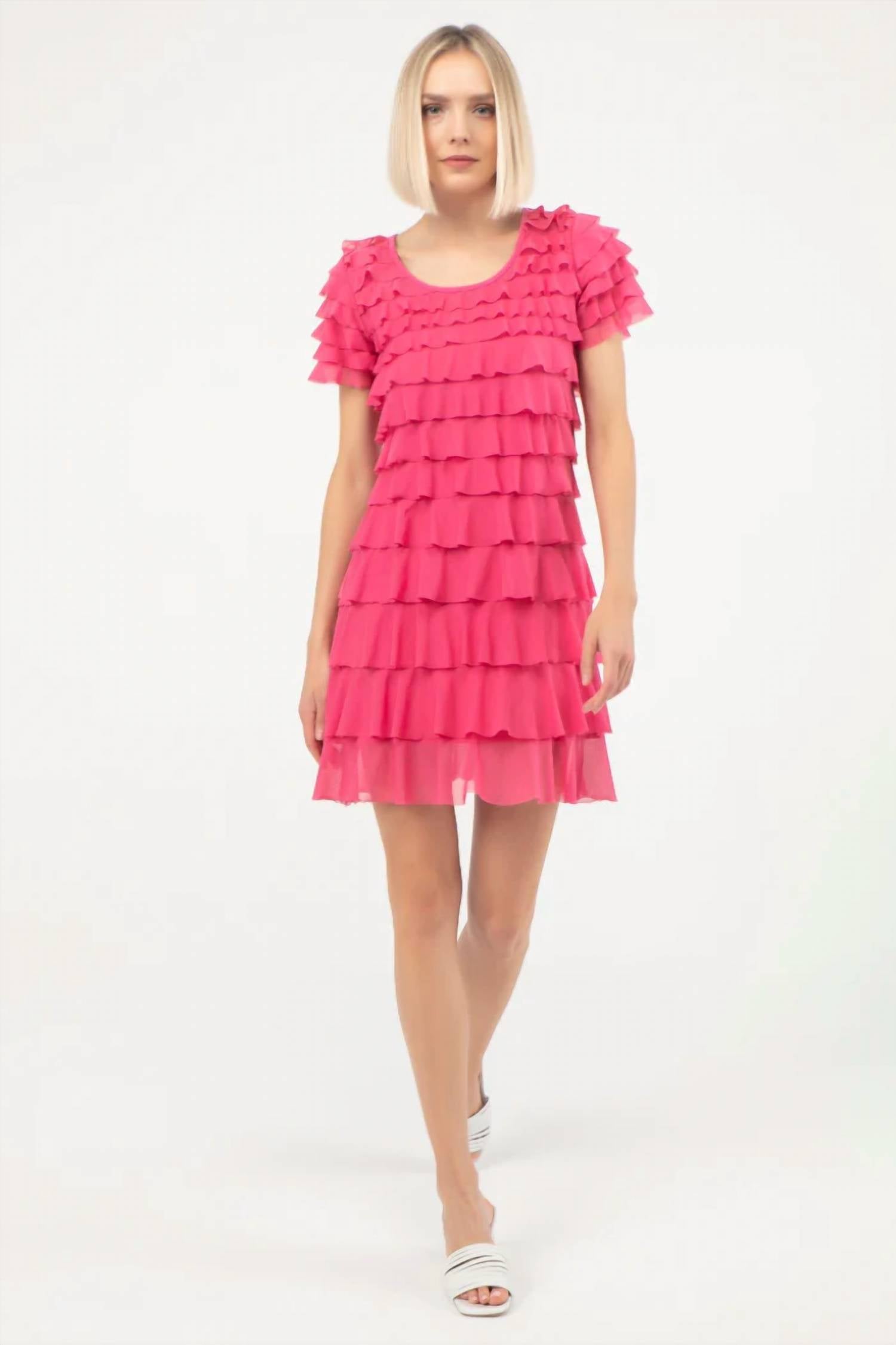 Isle By Melis Kozan - Graduated Cha Cha Mini Dress